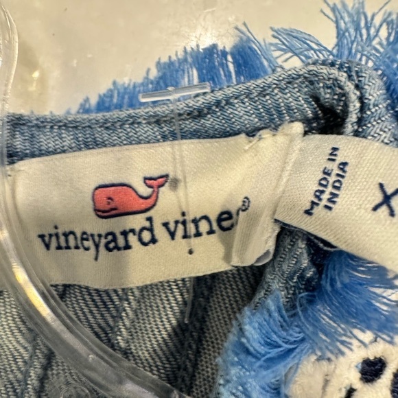 Vineyard Vines Girls Denim Chambray Pintuck Dress Size XS MSRP $89 NWT - Picture 6 of 11